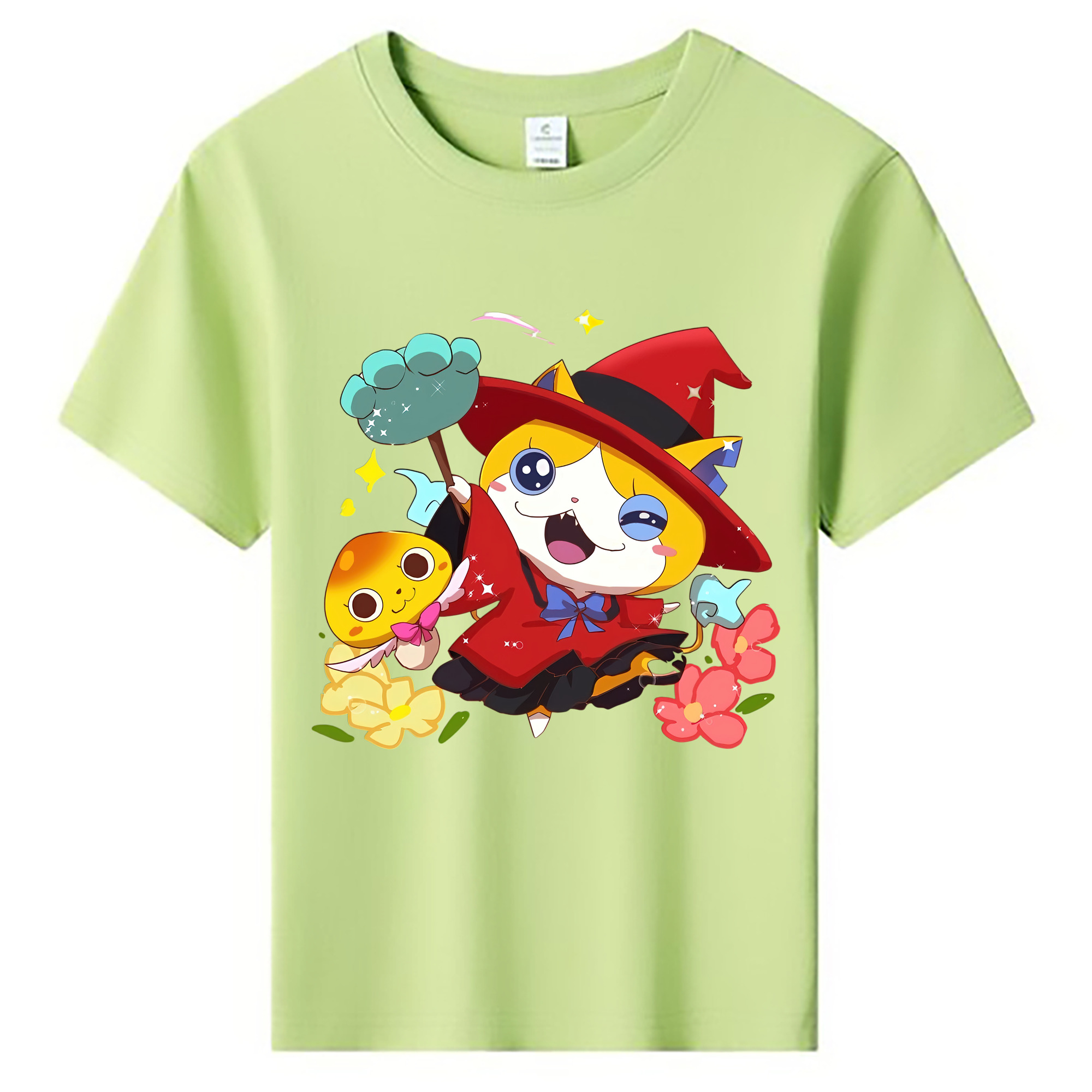 （画像用） 妖怪ウォッチ Yo-kai Watch 綿100％キッズTシャツ（フロントプリント）